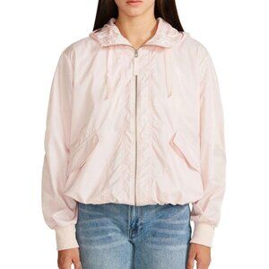 BB Dakota by Steve Madden Hooded All Season Anorak Windbreaker Rain Jacket Pink